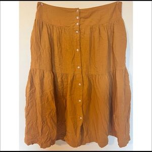 BRAND NEW Universal Thread sierra gold maxi skirt with pockets